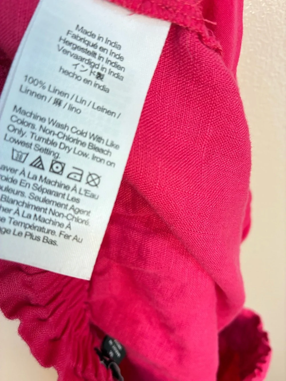 J.Crew 100% Linen Wide Leg Pull On Pants - Picture 5 of 11